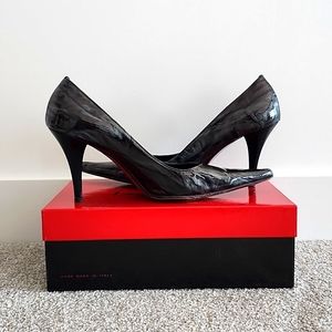Laura Ferri Italian Leather Heels, Handmade, Beautiful, VGUC With Box